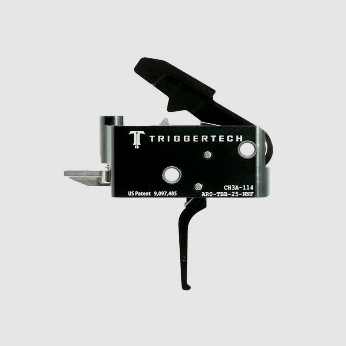 Aanpasbare 2-traps 2.5-5lbs rechte zwarte AR15