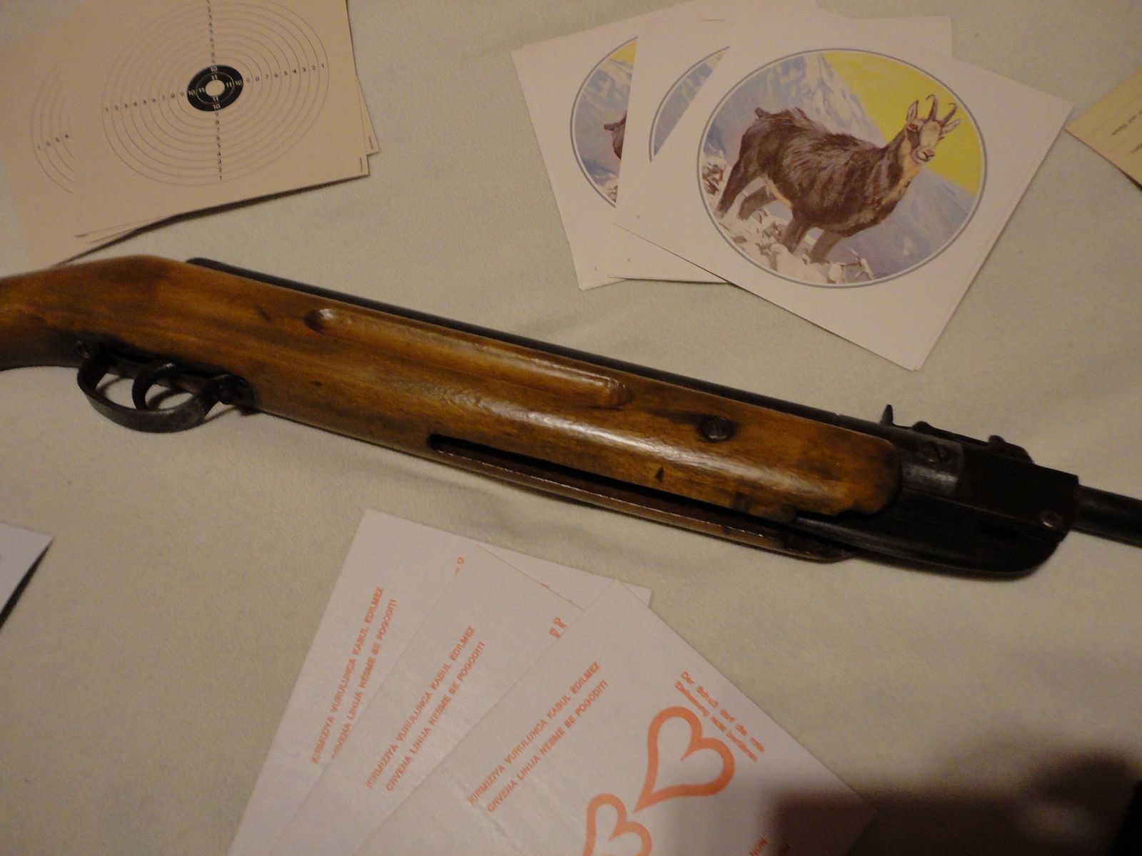 Luftgewehr KRICO Kriegeskorte Kal.177/4,5mm + Zubehör