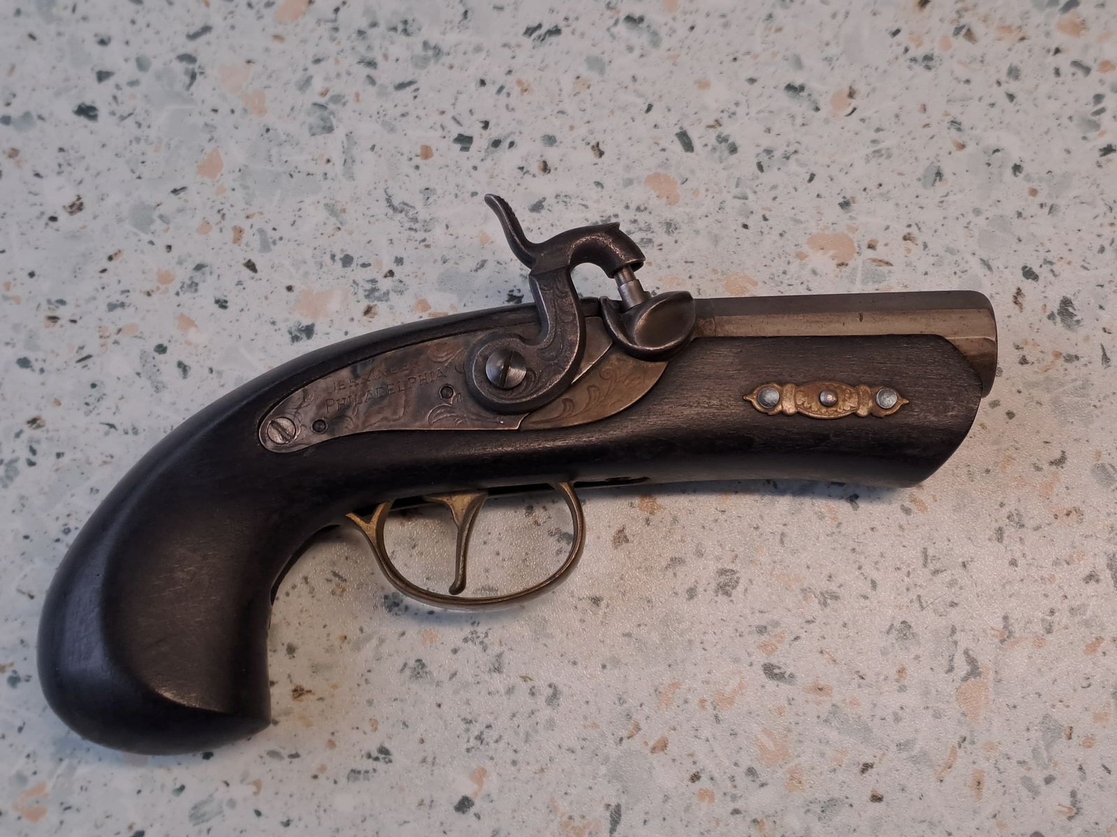 Philadelphia  Derringer Dikar .45  inklusive Original Beschusszertifikat