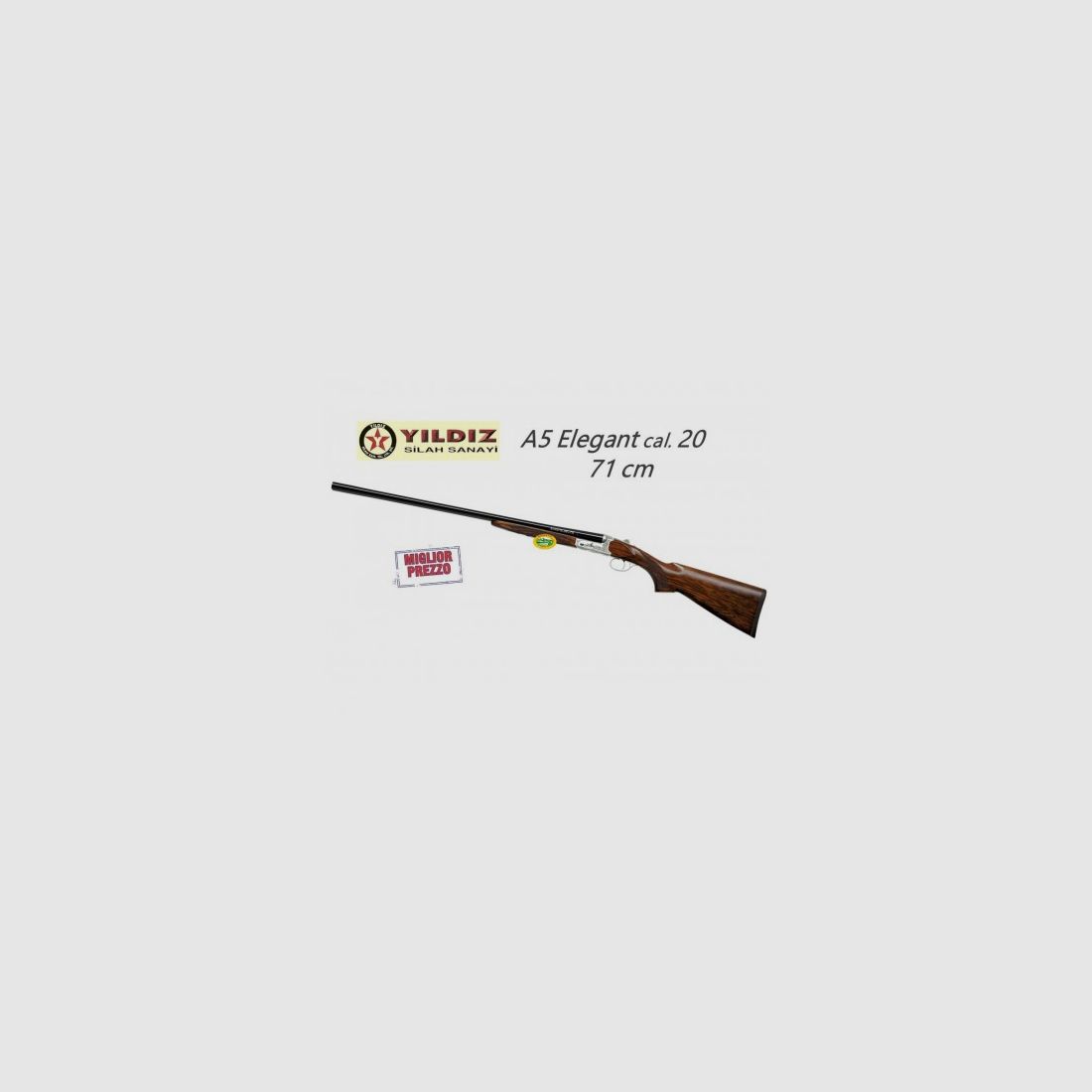 YILDIZ Bockdoppelflinte A5 Elengant Kal.20 Lauf 71 cm