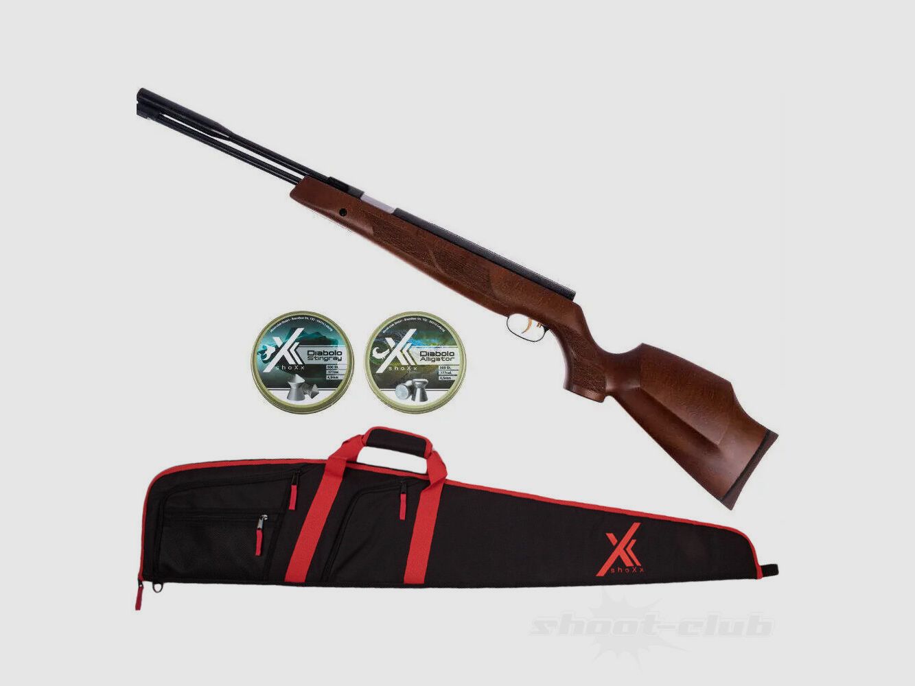 Weihrauch Weihrauch HW 97 K 4,5mm Diabolos Futteral-Set