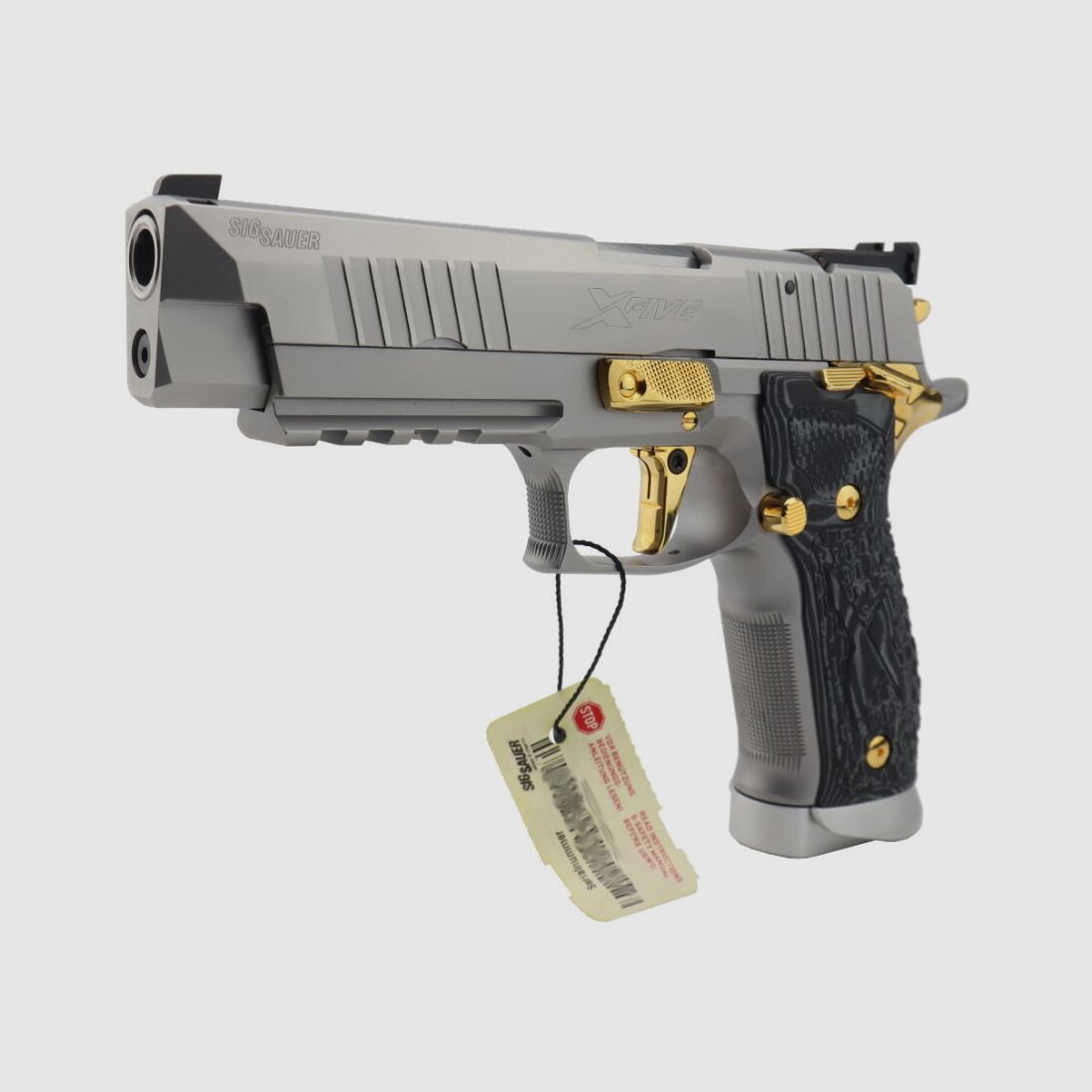 Sig Sauer	 P226 X-Five Supermatch Stainless & Gold eine der letzten aus deutscher Fertigung