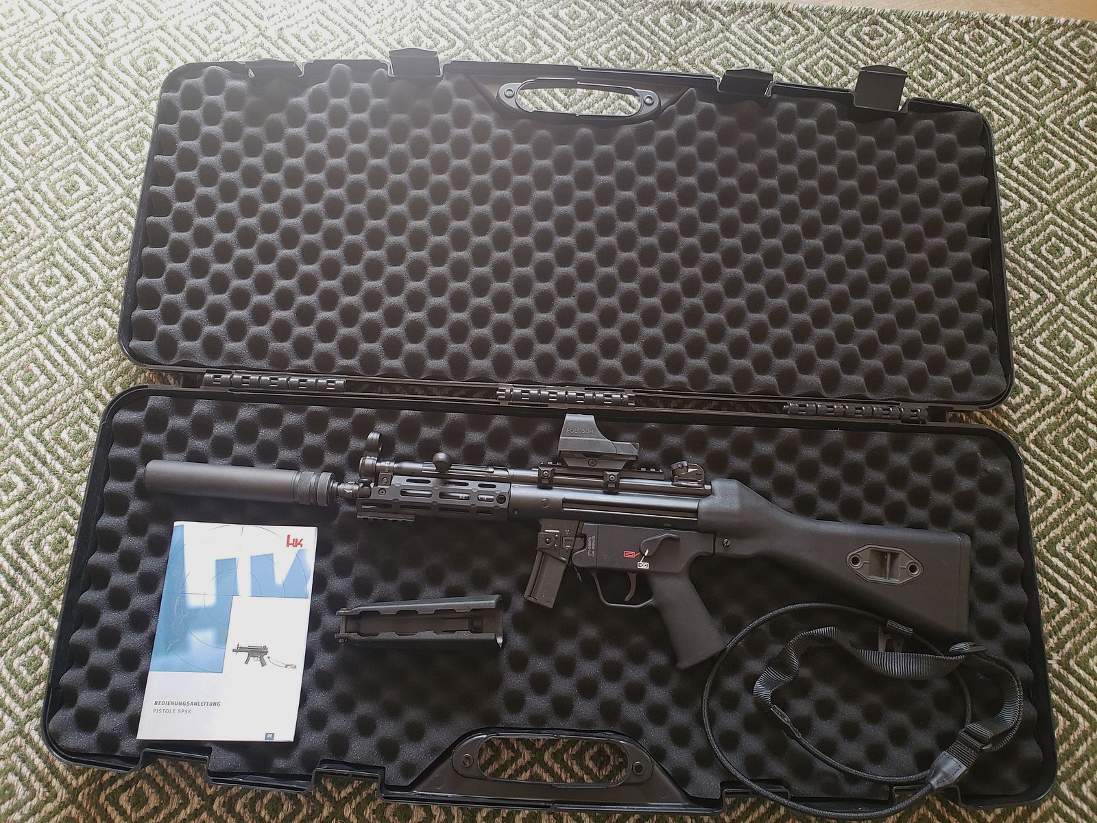 Heckler und Koch SP5 Büchse mit B&T Schalldämpfer SMG / PDW, neuwertig, ab sofort lieferbar, Bild 1 von 11