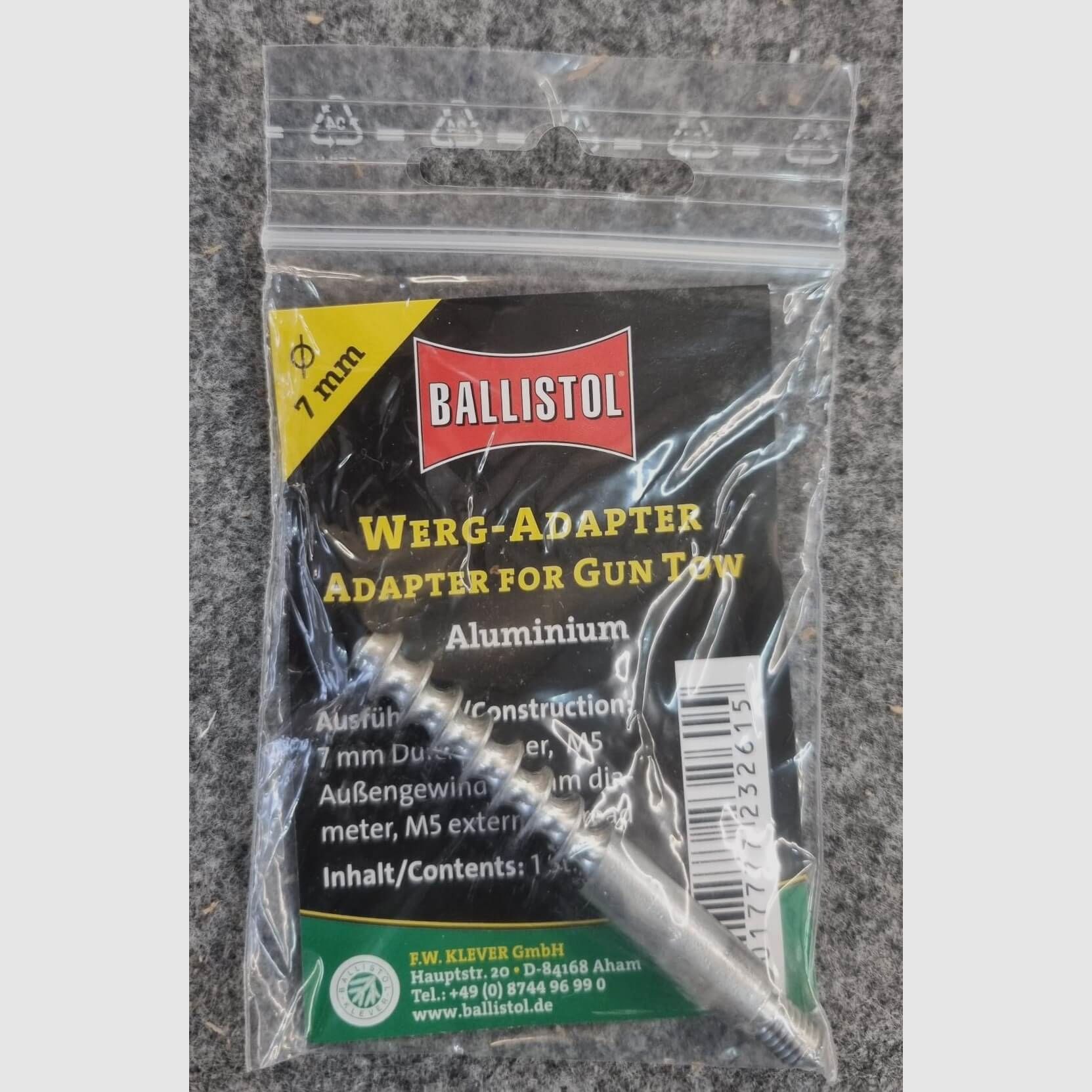 Werg-Adapter – M5 Außengewinde