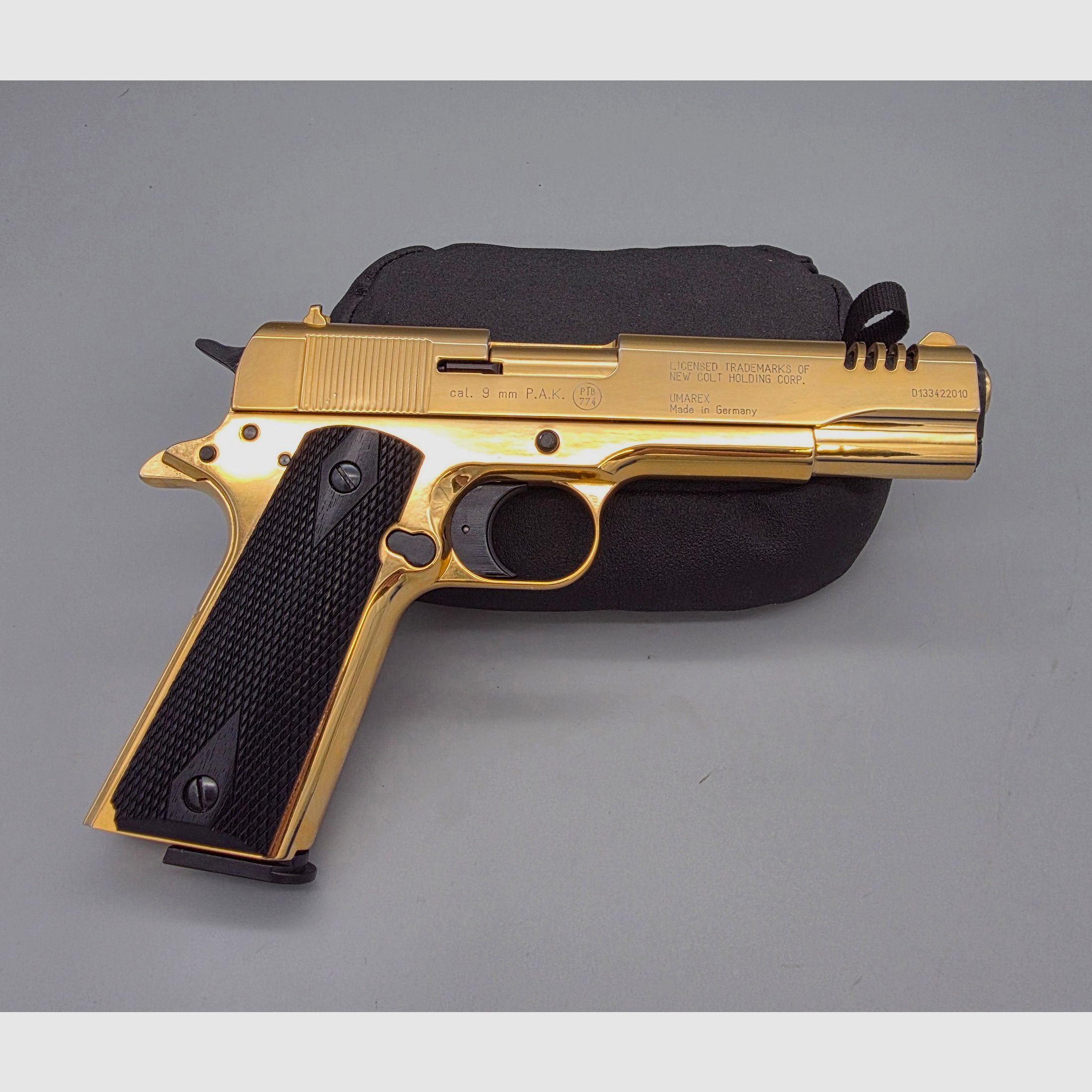 Colt 1911 A1 GRE Gold Rush Edition Umarex 9mm PAK nicht mehr im Handel erhältlich fast wie Neu ! SRS Schreckschuss
