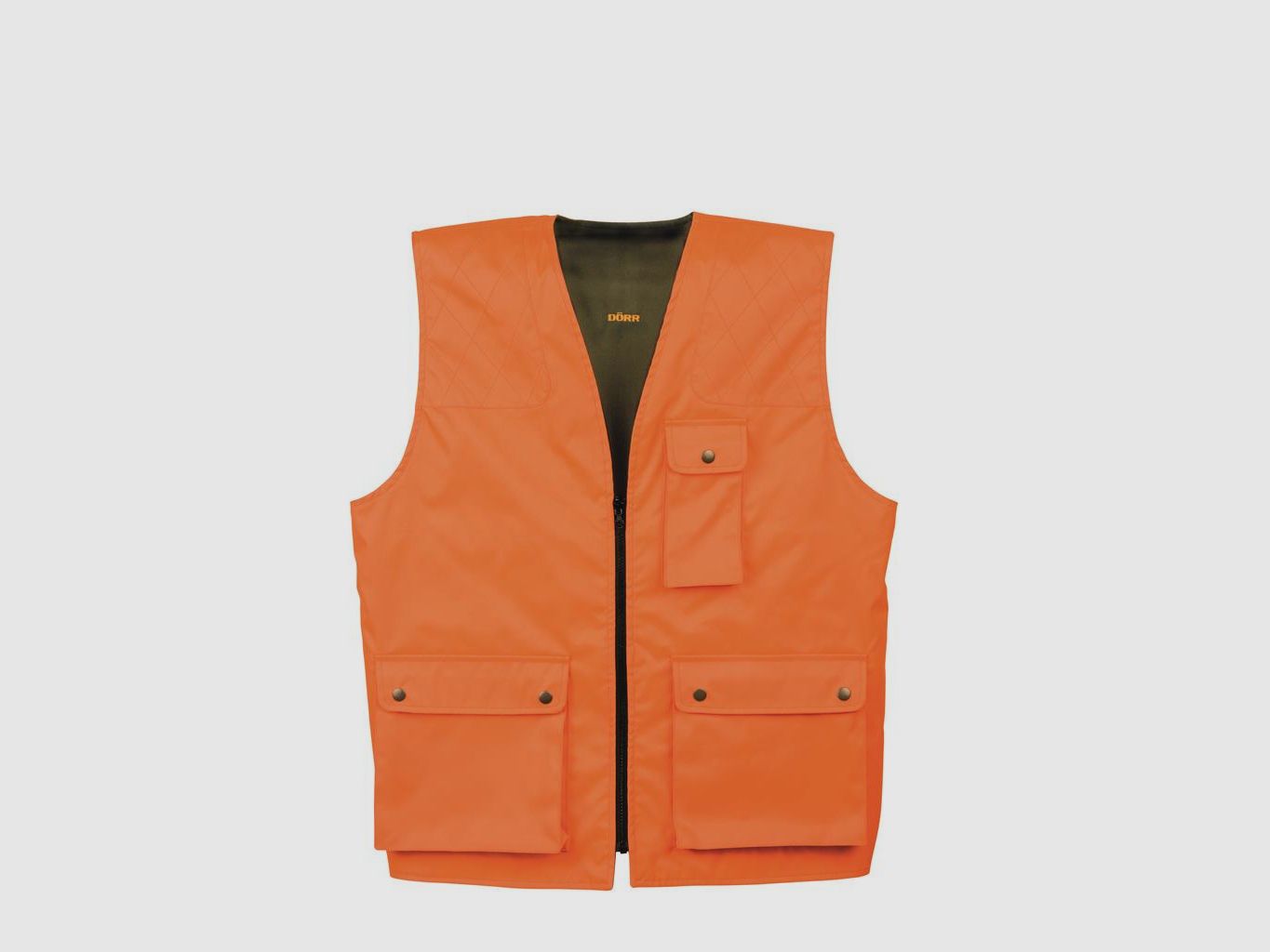DÖRR 208403 Wendeweste Orange/Olivgrün 3XL