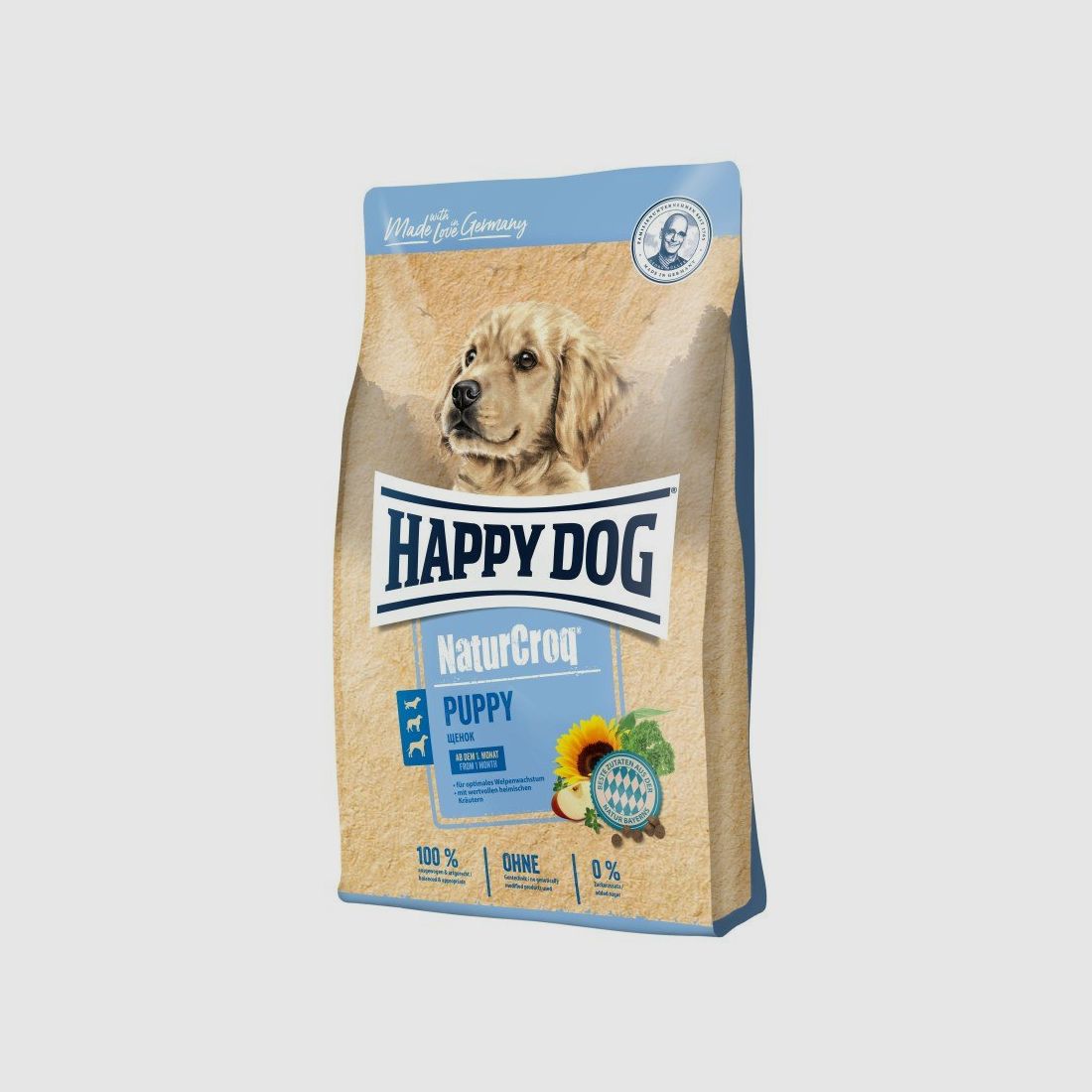 Happy Dog Hunde Trockenfutter NaturCroq Puppy 15 kg