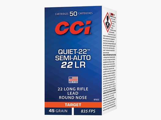 CCI .22LR Quiet-22 Semi Auto 45 grains