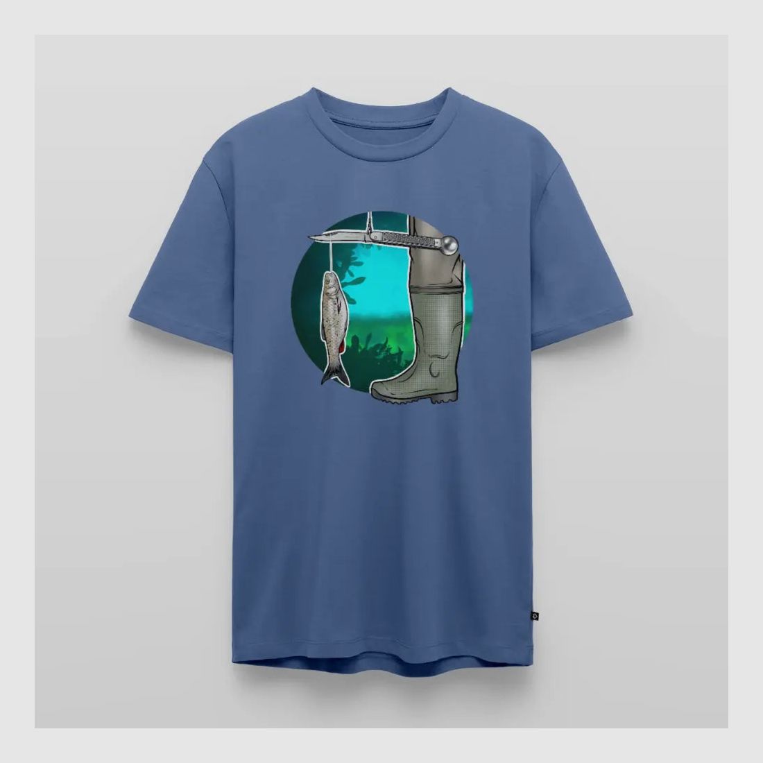 PUMA Men´s Premium T-Shirt „Waagemesser – Petri Heil"