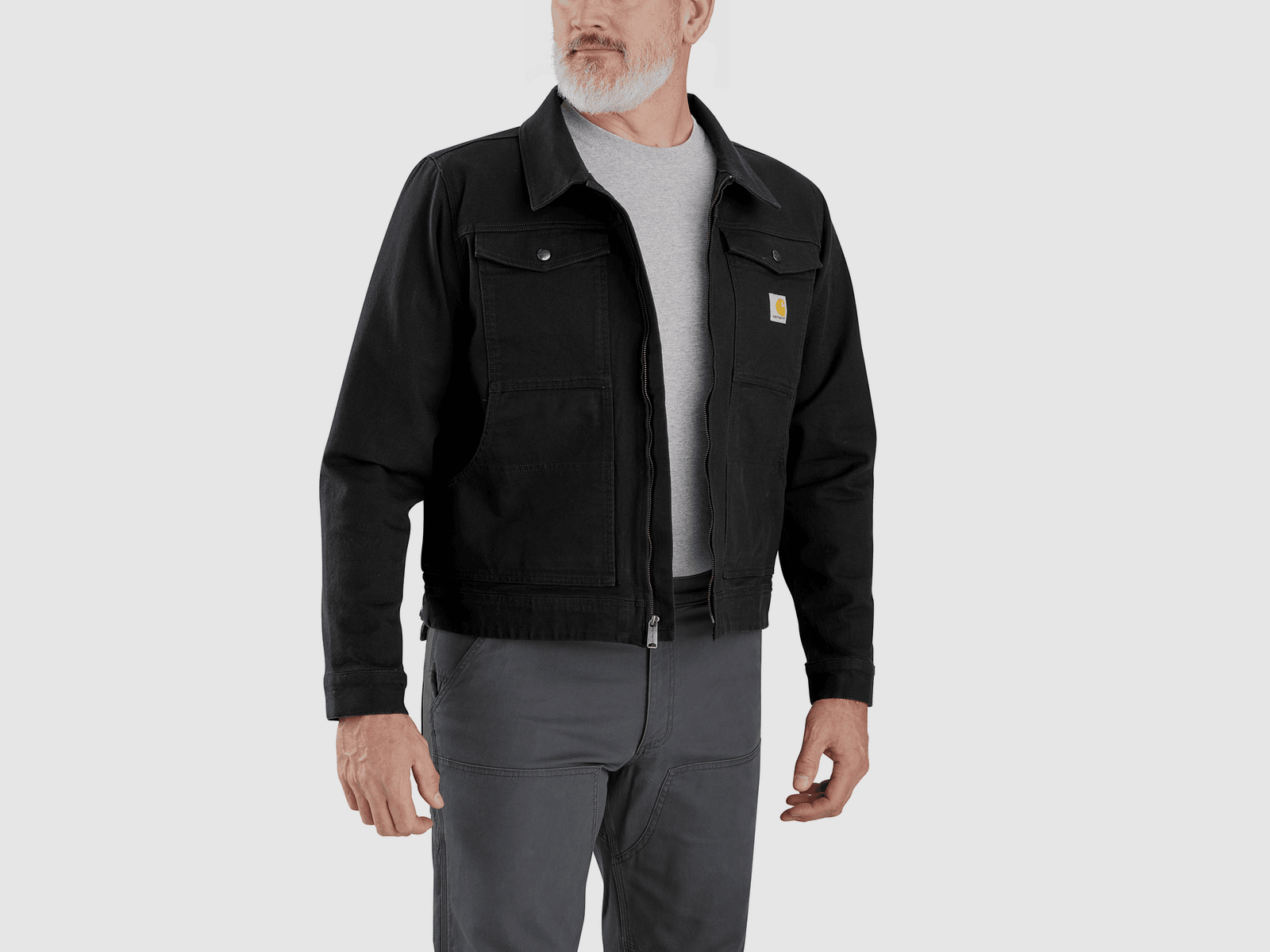 Carhartt Rugged Flex™ Duck Berwick Jacket Mannen Zwart 2XL