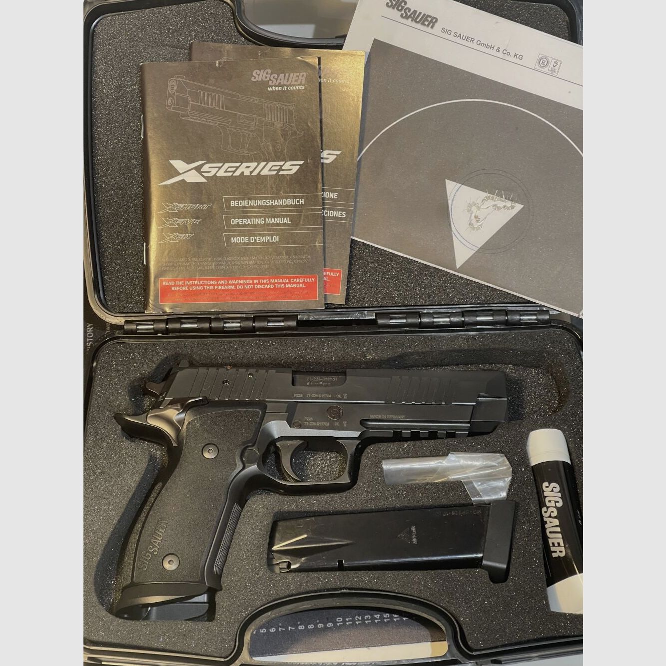 SIG Sauer P226 X-Five Special Ops (zugelassen im BDS als Dienstpistole!)