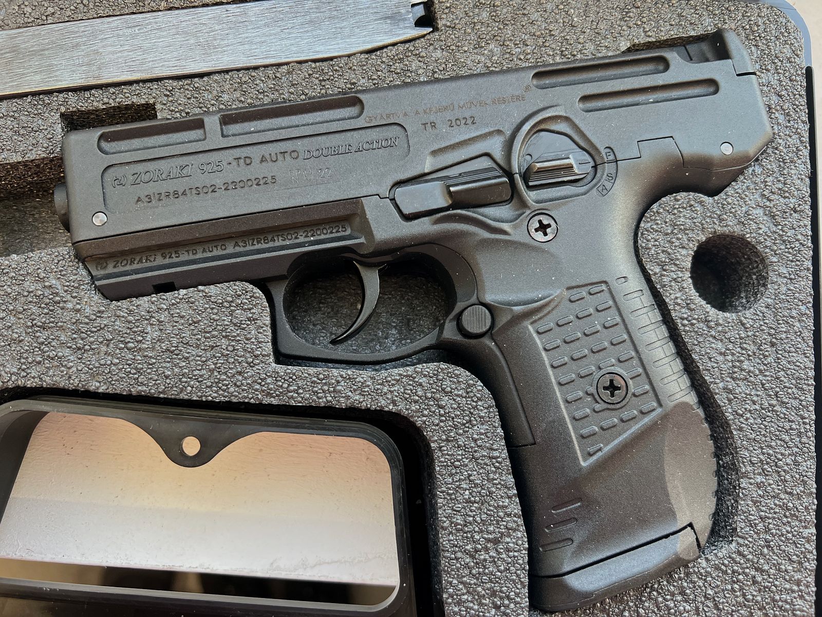 ZORAKI gas pistol (SRS) 925 black caliber 9mm P.A.