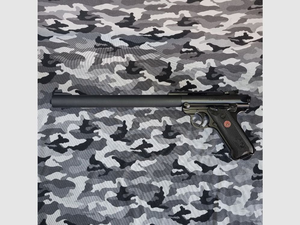 Pistole Ruger Mod. Mark IV Tactical .22 LR mit integriertem Schalldämpfer, Bild 1 von 10