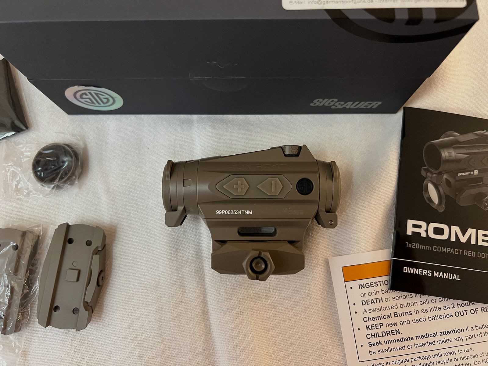 Sig Sauer Romeo 4T FDE Solar Nuevo NP 849€