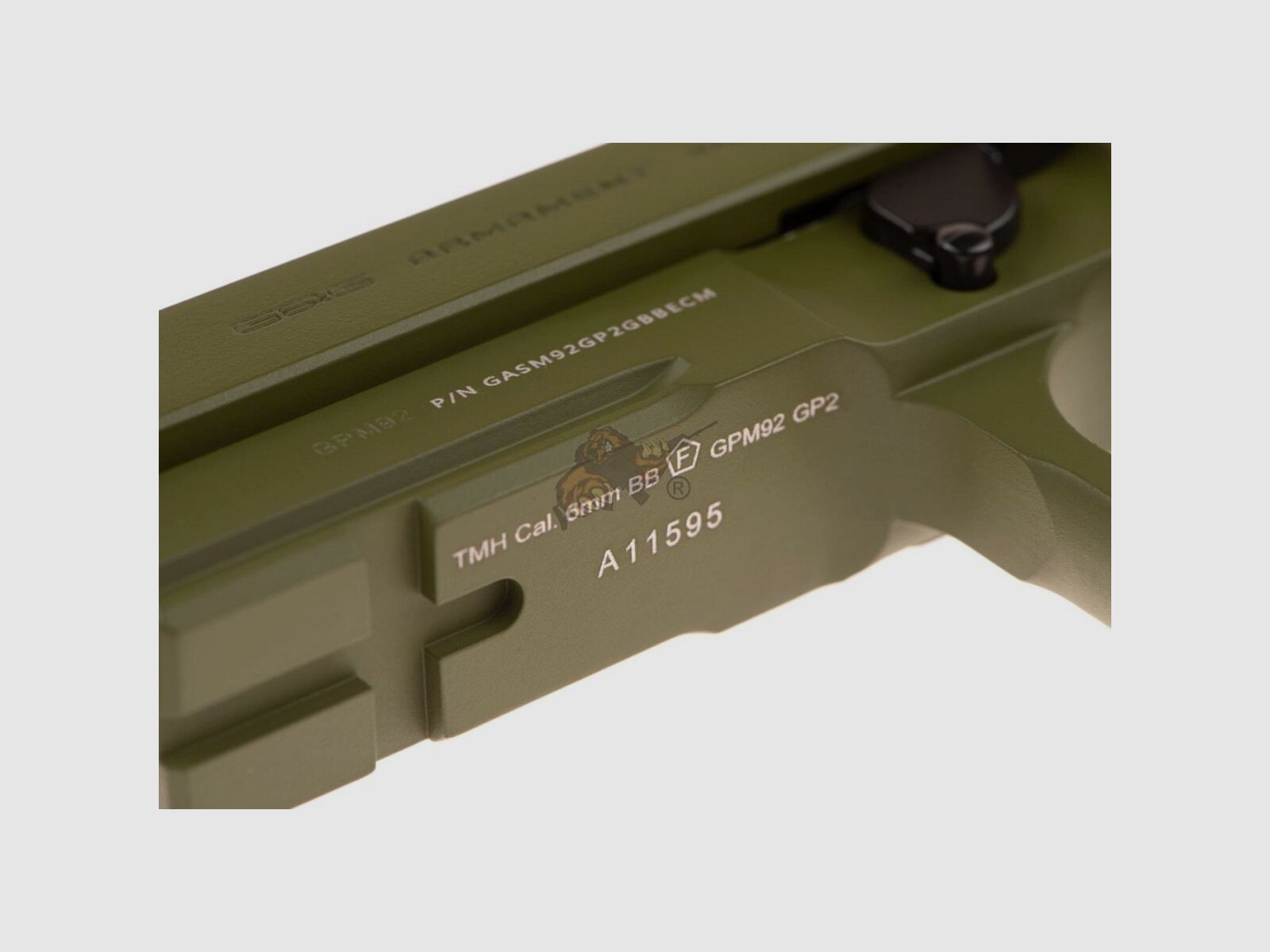 G&G GPM92 GP2 Vollmetall GBB in Hunter Green -F-