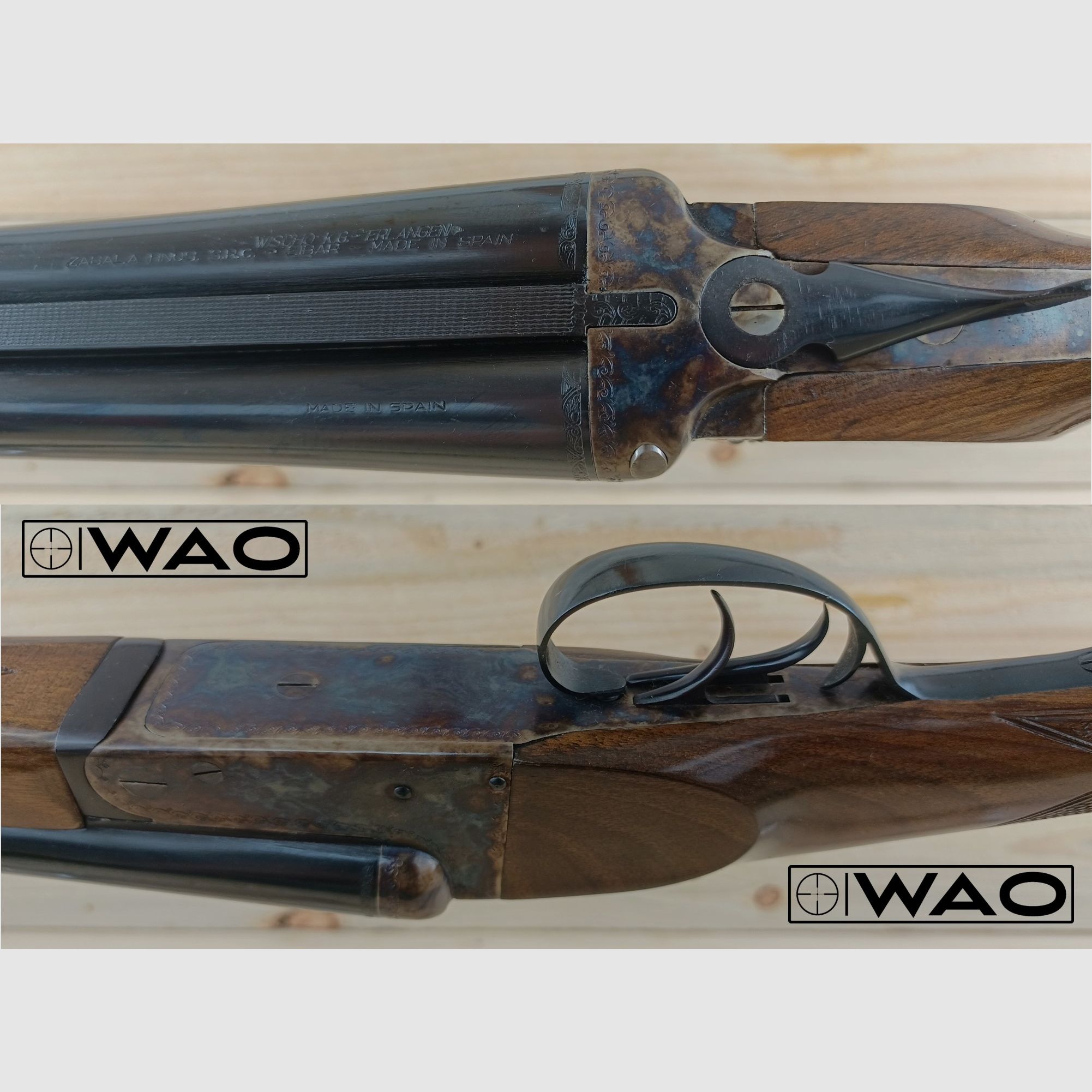 Doppelflinte Zabala – Wischo Mod. Jagd, Kal. 16/70 *Made in Spain*