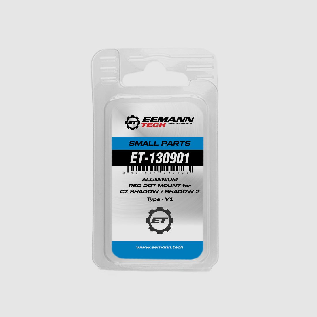Eemann Tech Aluminiowy Uchwyt na Celownik Czerwony do CZ Shadow / Shadow 2, Typ: V1, zdjęcie 2 z 3