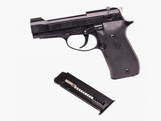 WEIHRAUCH ARMINIUS HW 94 -. SCHRECKSCHUSSPISTOLE - SCHWARZ - HOLZ