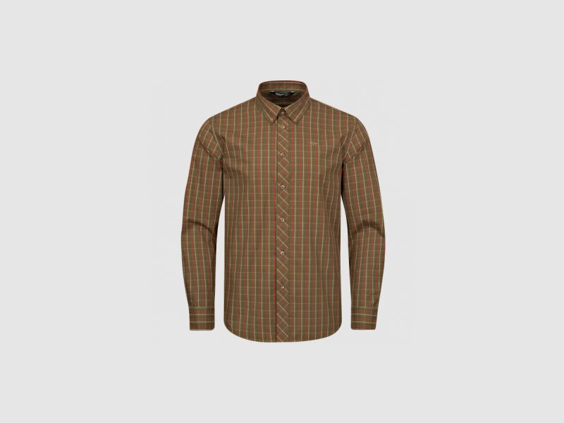 Blaser Heren Overhemd Tristan 22 Donkergroen/Rood Geruit | S