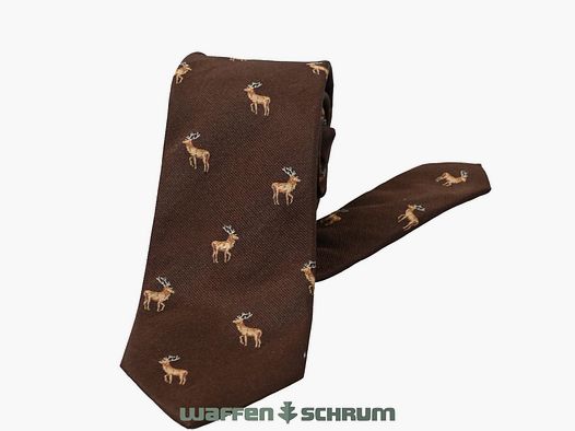 Tom Schlüter GmbH Krawatte Hirsch Braun