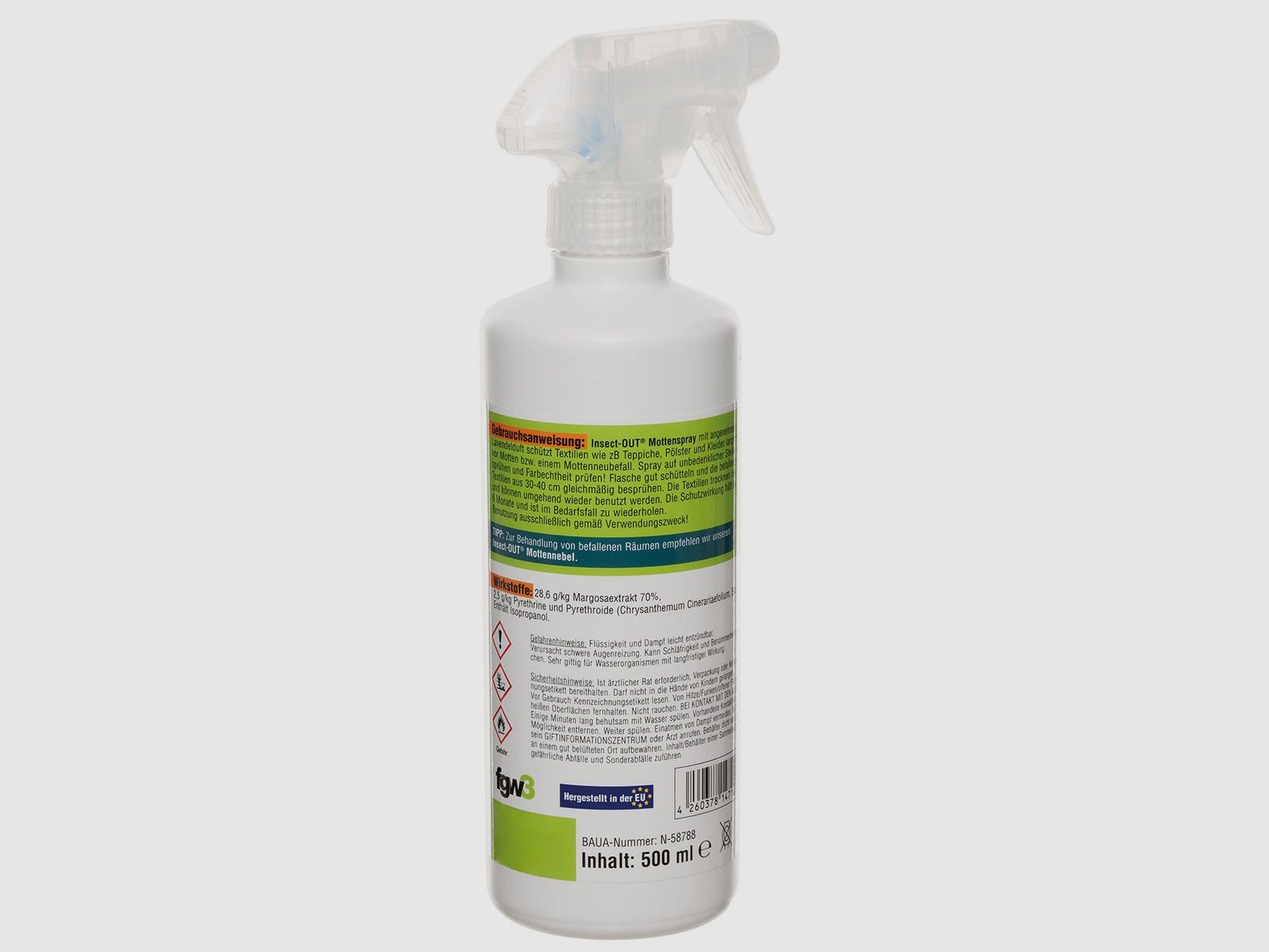 Insect-OUT Mottenspray für Bekleidung, 500 ml