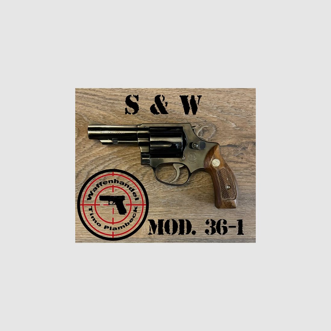 Revolver Smith & Wesson Modell 36-1 im Kaliber .38Special