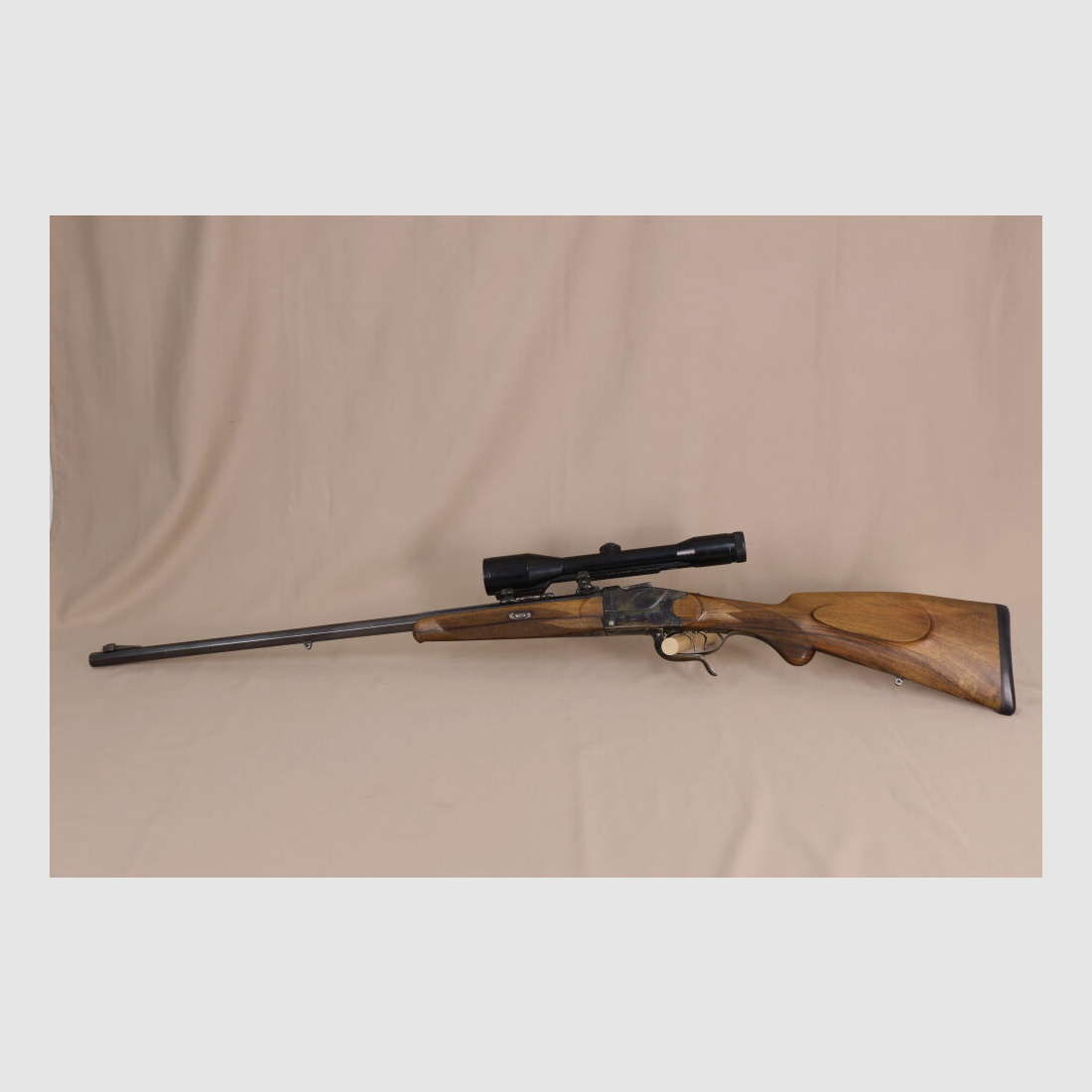 Greifelt & Co. Suhl break-action rifle with color hardening