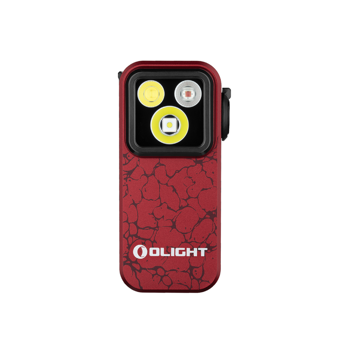 OLIGHT Linterna EDC de ángulo recto Olight Oclip Pro 500 lúmenes – Color: Lava Volcánica