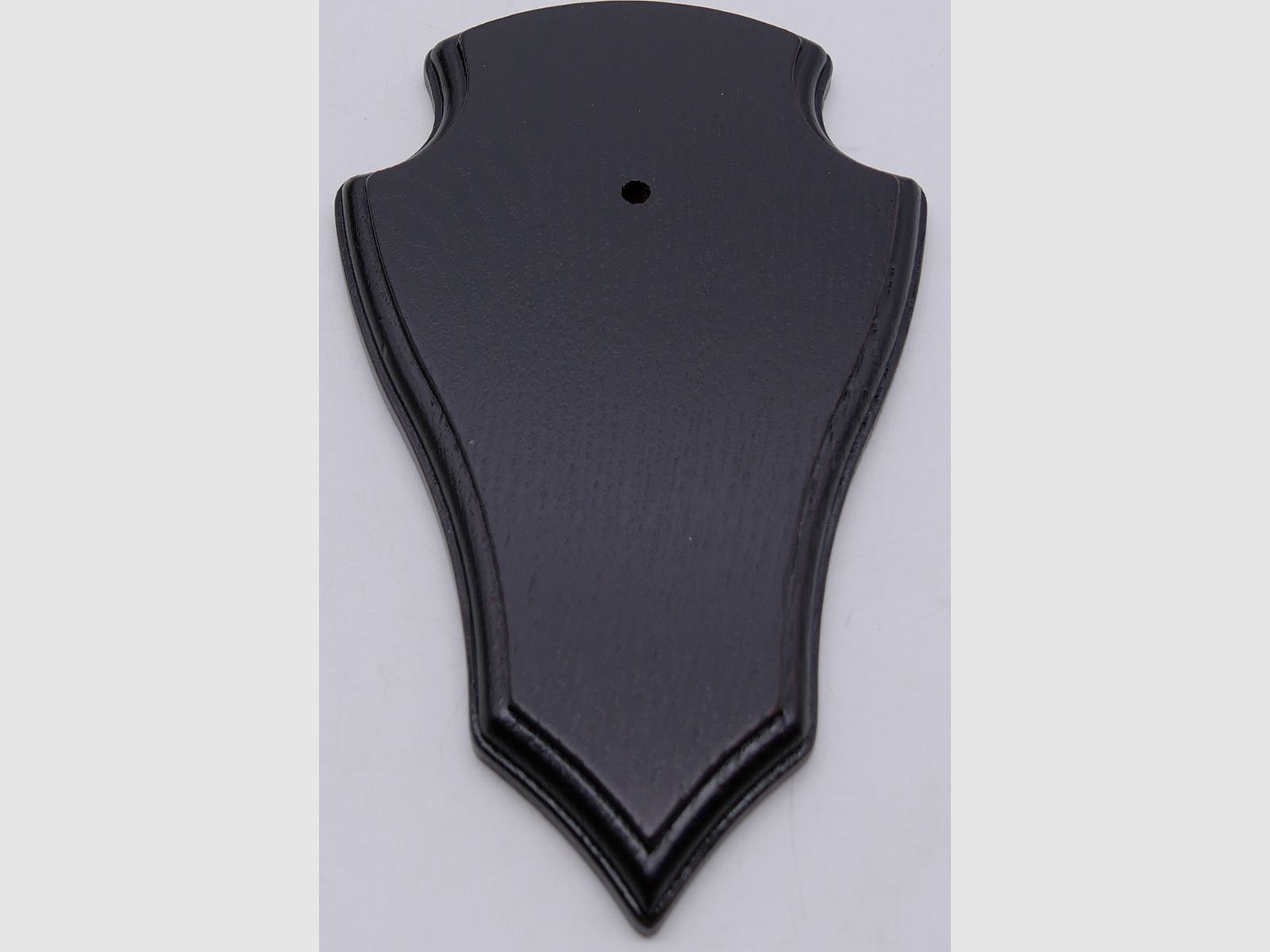 Wappenschilder für Rehtrophäen Doppelfräsung aus Eichenholz Dunkel 18x11cm