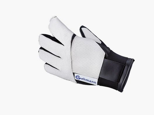 Guante de tiro Amara blanco-negro para diestros