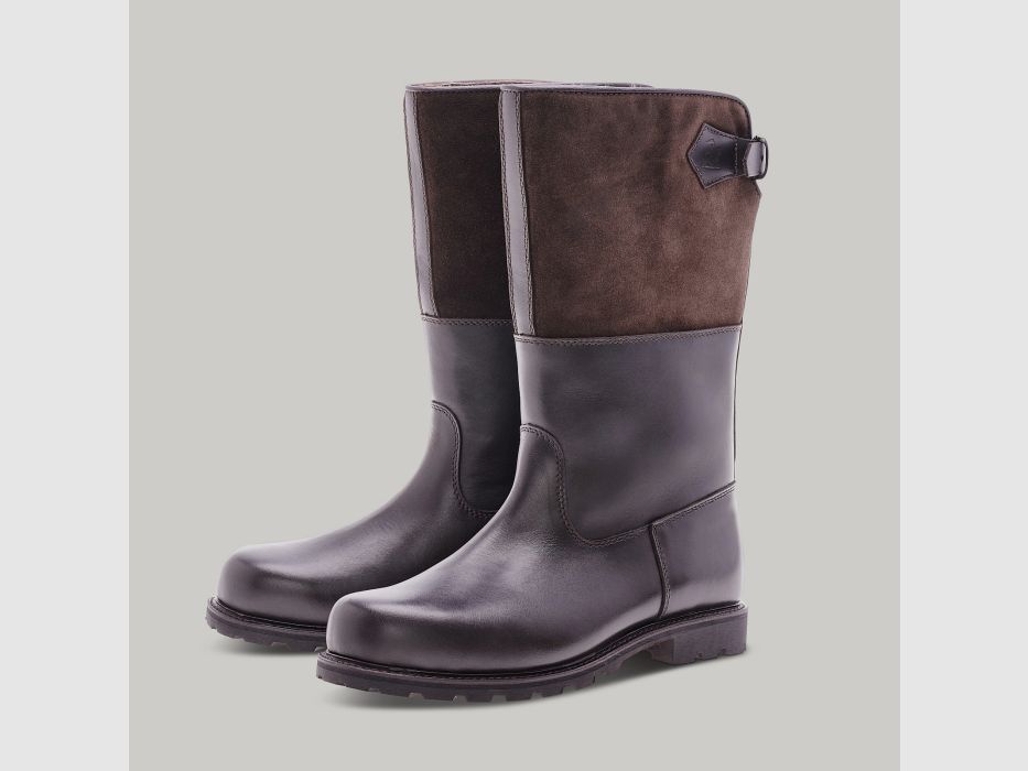 LUDWIG REITER Maronibrater® S.592-D-VD Juchtenleder/Veloursleder Mocca/Dunkelbraun, image 3 of 7