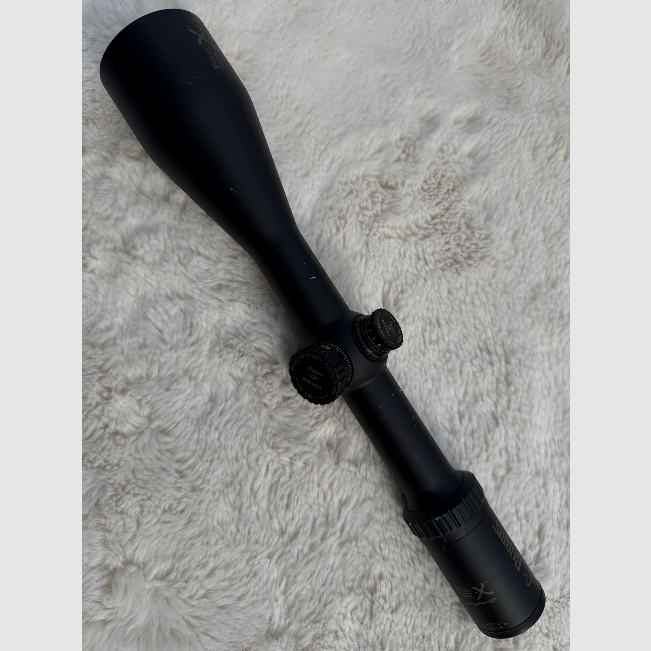 Burris FourX 3-12x56 Long Range – verlicht kruis 4A – ballistieke toren – 30 mm, afbeelding 2 van 6