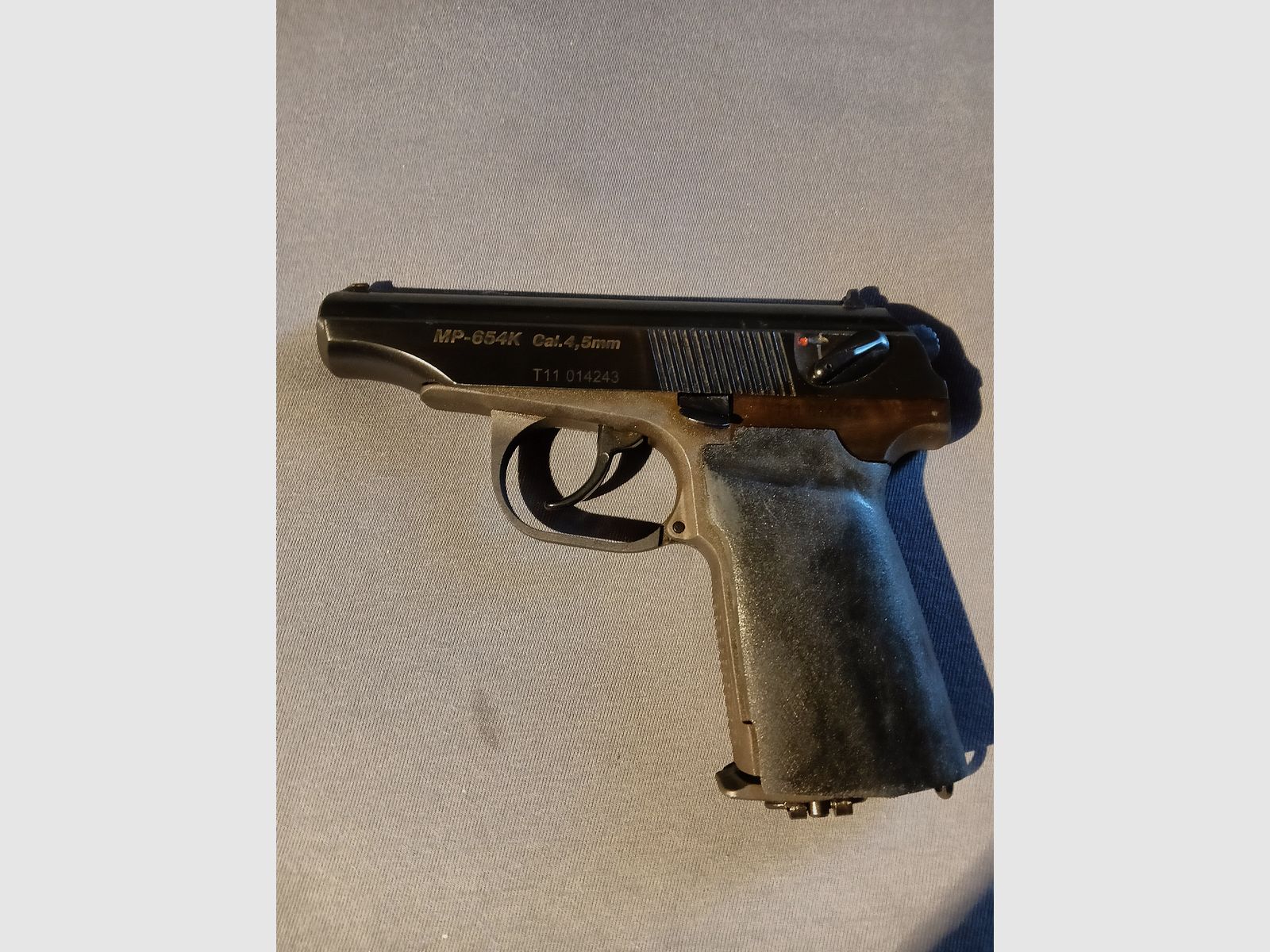 Baikal MP 654 K Makarov, T11, CO2 4,5 mm BB, funziona perfettamente in buone condizioni TOP