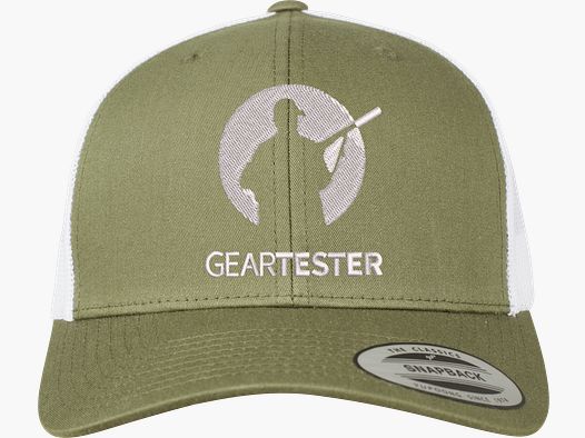 Geartester zweifarbige Retro-Trucker-Kappe