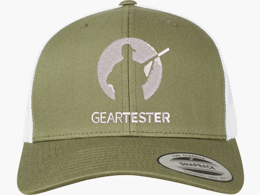 Geartester twee-kleurige retro trucker pet