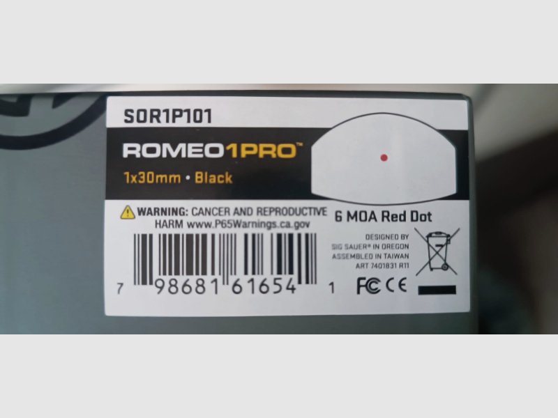 Romeo 1 pro Reddot --Neu--