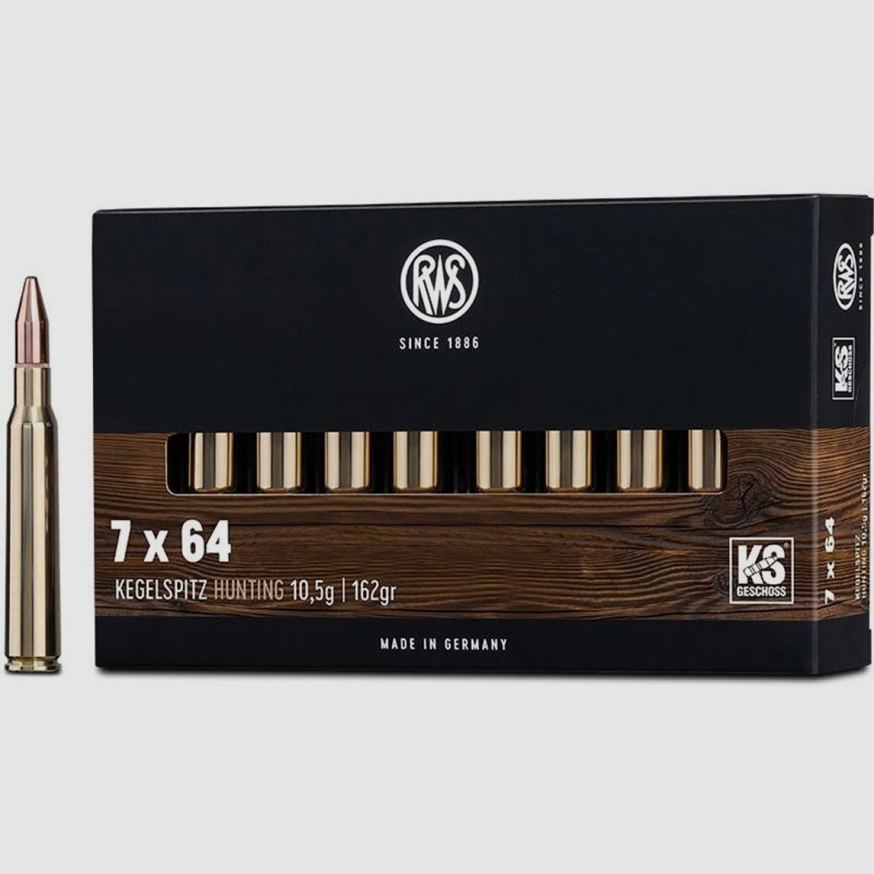 7×64 KS 10,5g / 162gr