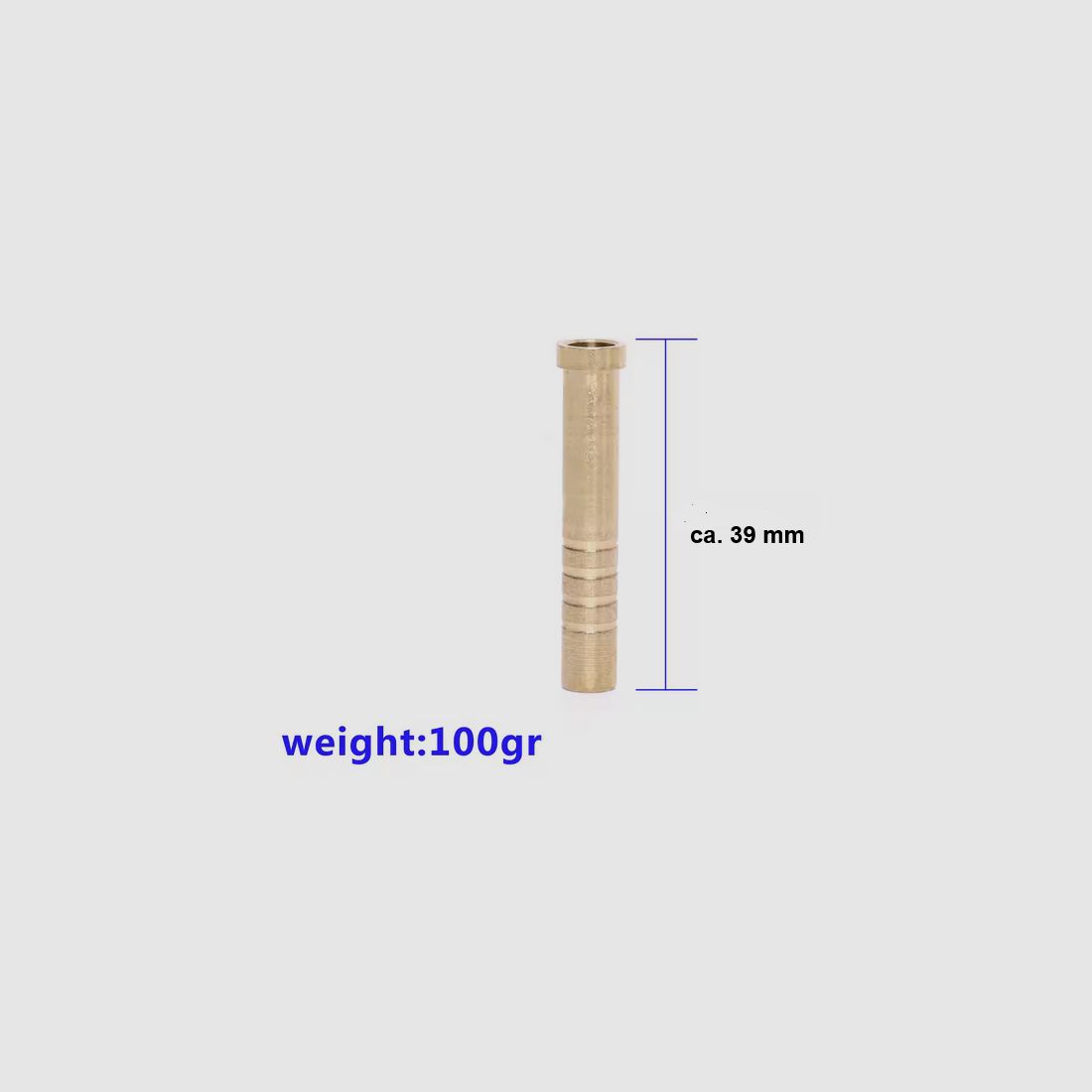 Precision copper inserts - arrow inserts (ID 6.2 mm) - 100/150 grains - 30/24 pieces - e.g. tuning for Cobra Adder arrows