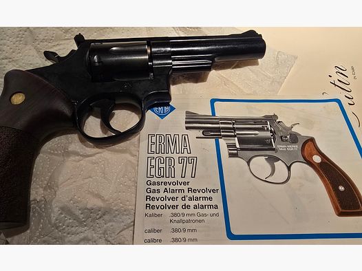 Gas-Signalrevolver ERMA EGR 77 Sammlerwaffe