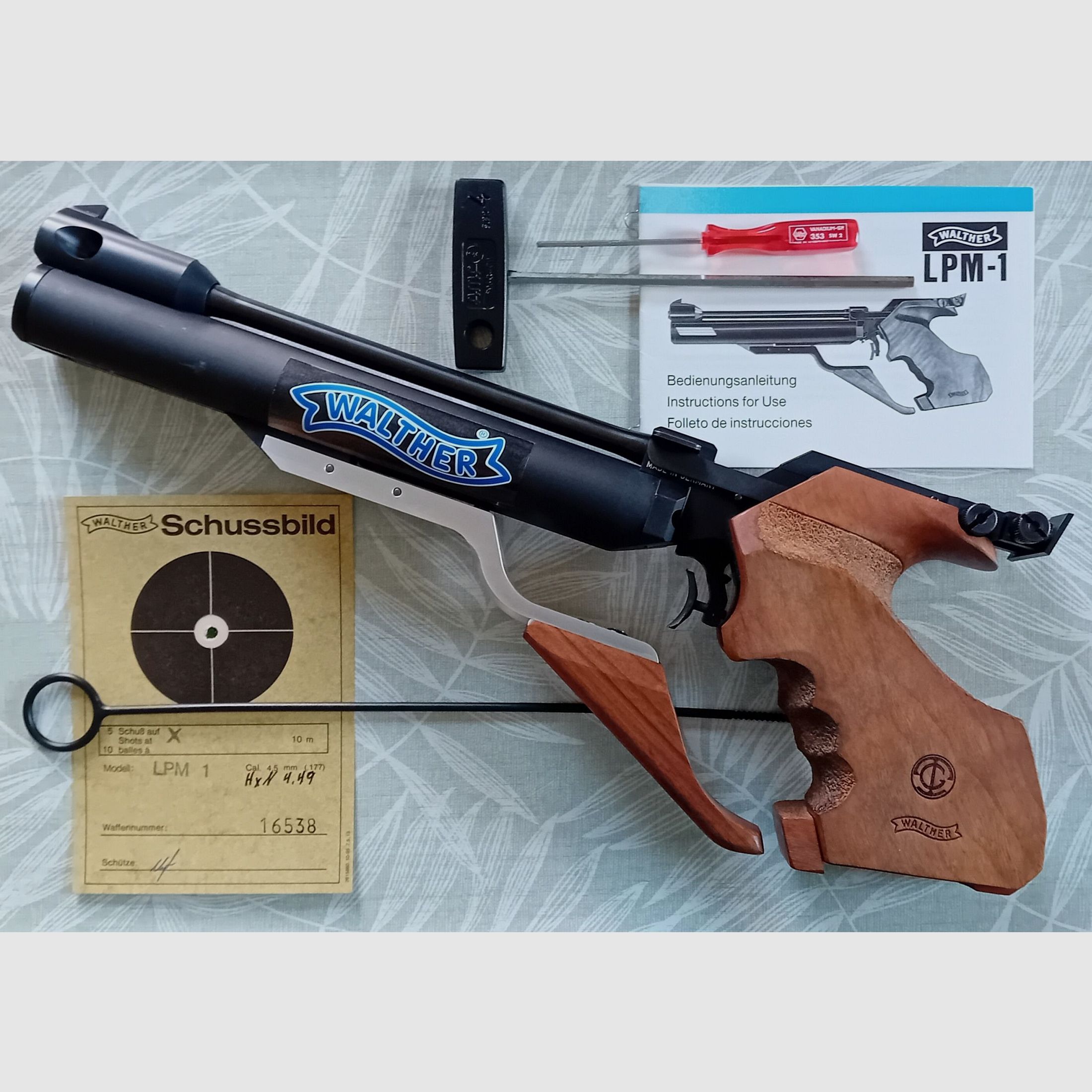 Luftpistole Walther LPM 1