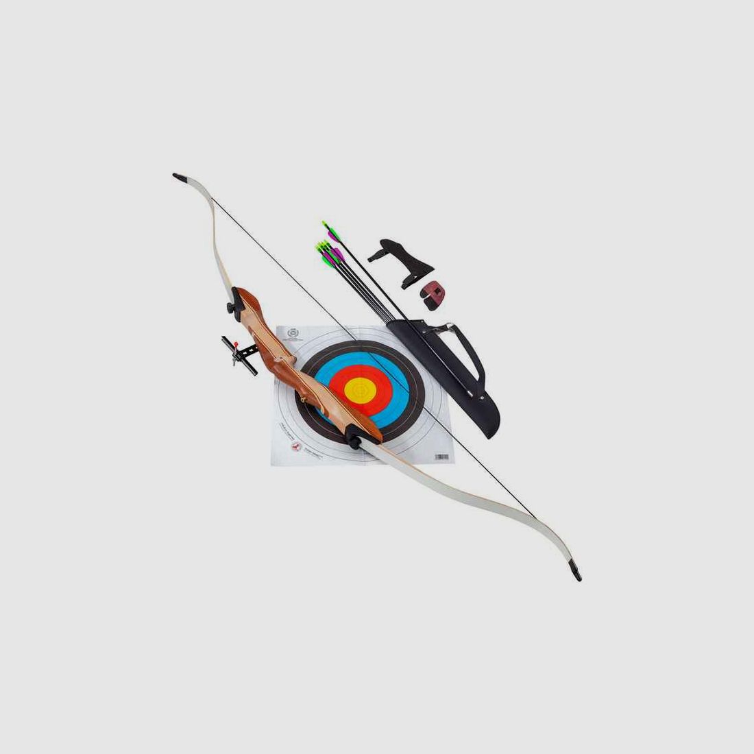 Sportbogen-Set Herren Rechtshänder 68*, 34lbs