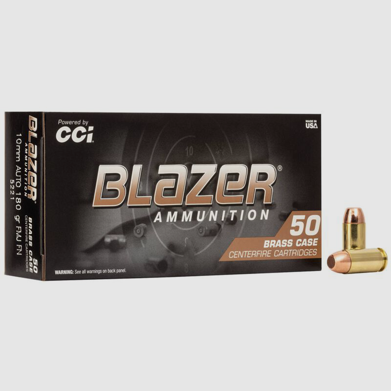 Blazer Pistolenmunition 10 mm Auto 11,70g Full Metal Jacket