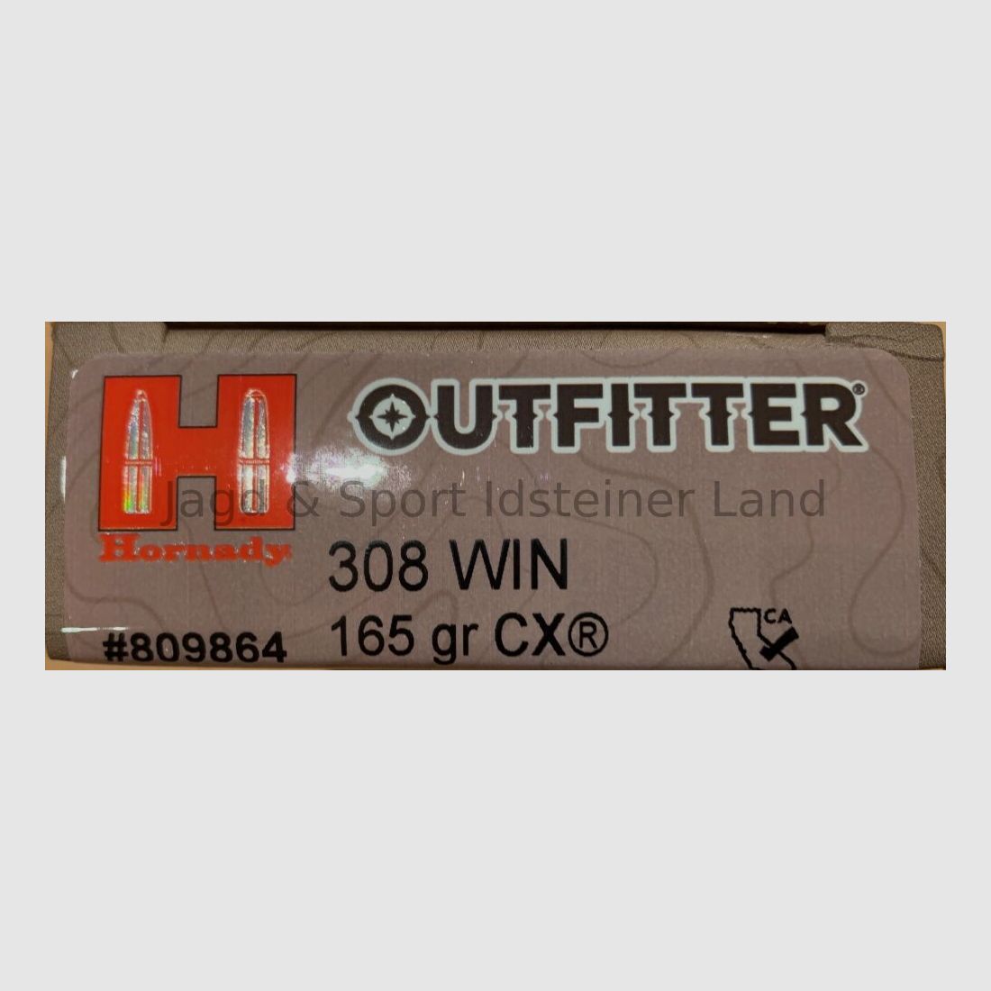 Hornady CX, 165grs, # 809864, Outfitter (OTF) - BLEIFREI -, Bild 2 von 6