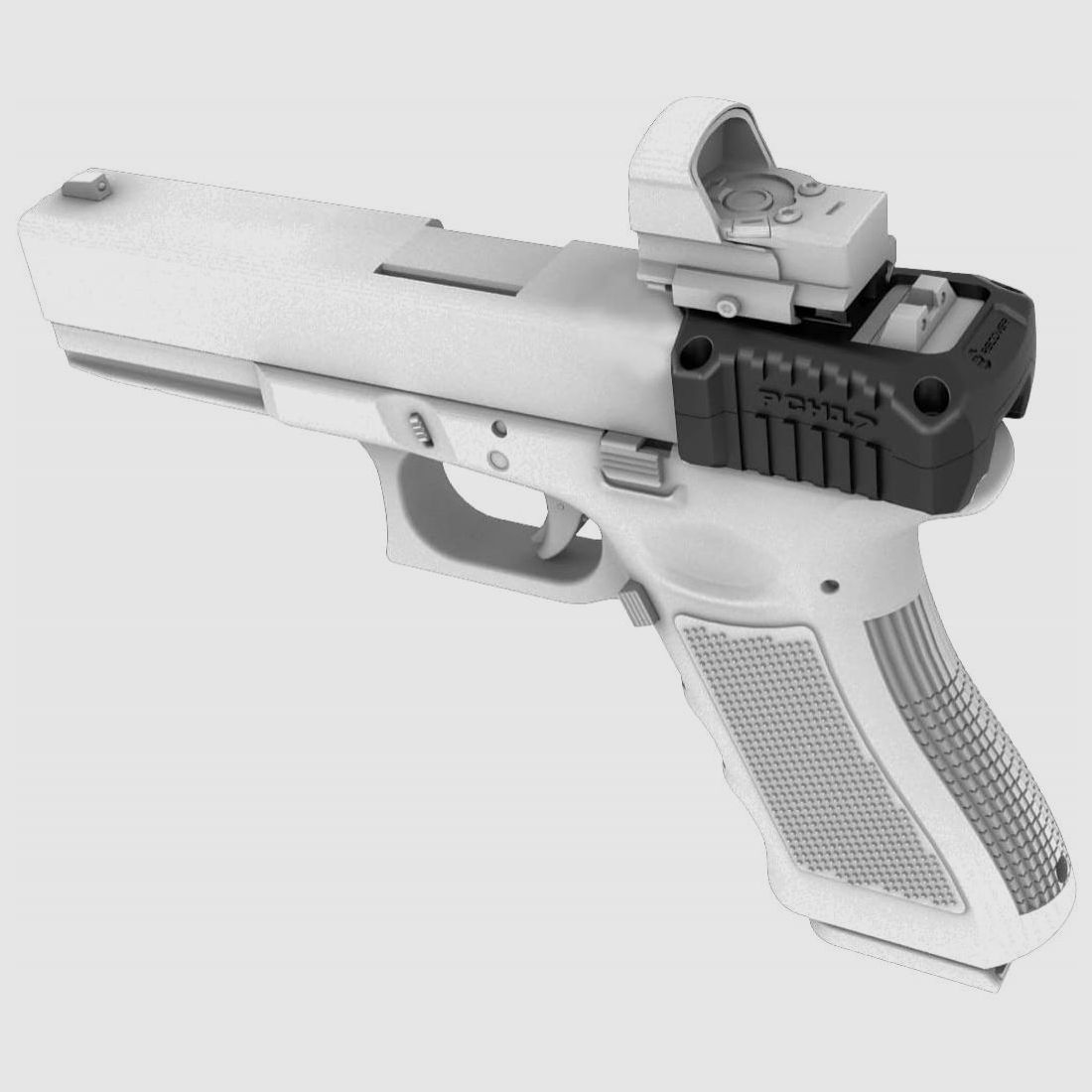 Recover Tactical PCH17-01 Glock Durchladehilfe mit Picatinny f. Reflexvisier, Bild 3 von 3