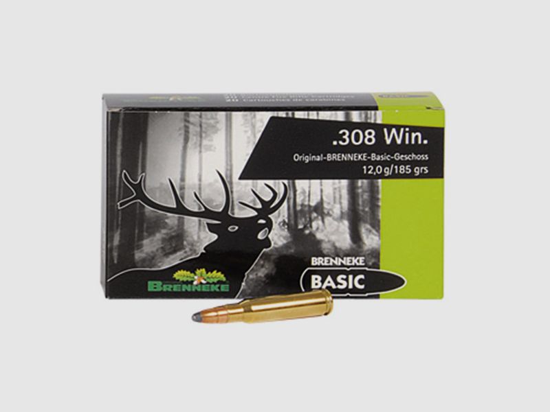 Brenneke .308 Win. 185GR Basic 20 cartucce