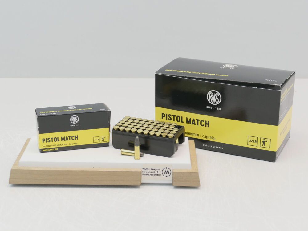 RWS Pistol Match A50 .22lr, image 1 sur 2