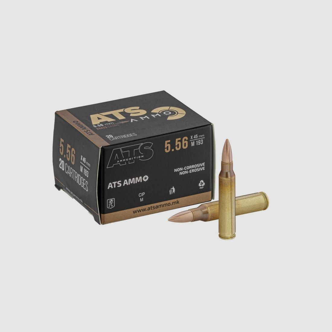 MUNITION ATS 5.56 FMJ 55 GRAINS