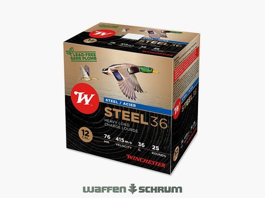 Winchester Chasse Acier HP 12/76 2,9mm - 36g