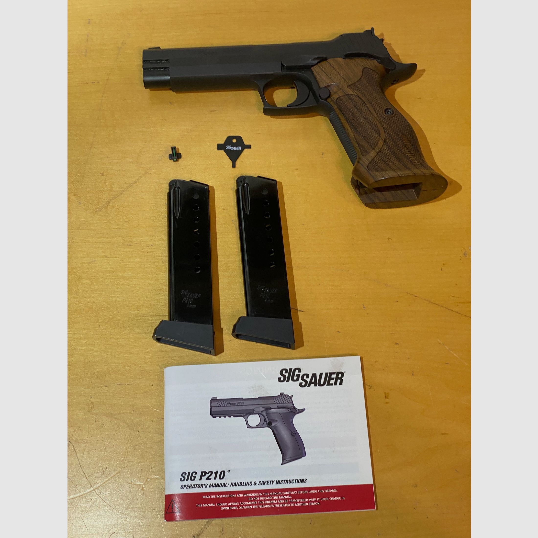 Sig Sauer P210 Target, 9mm Luger, Top Zustand, -Schnäppchen-