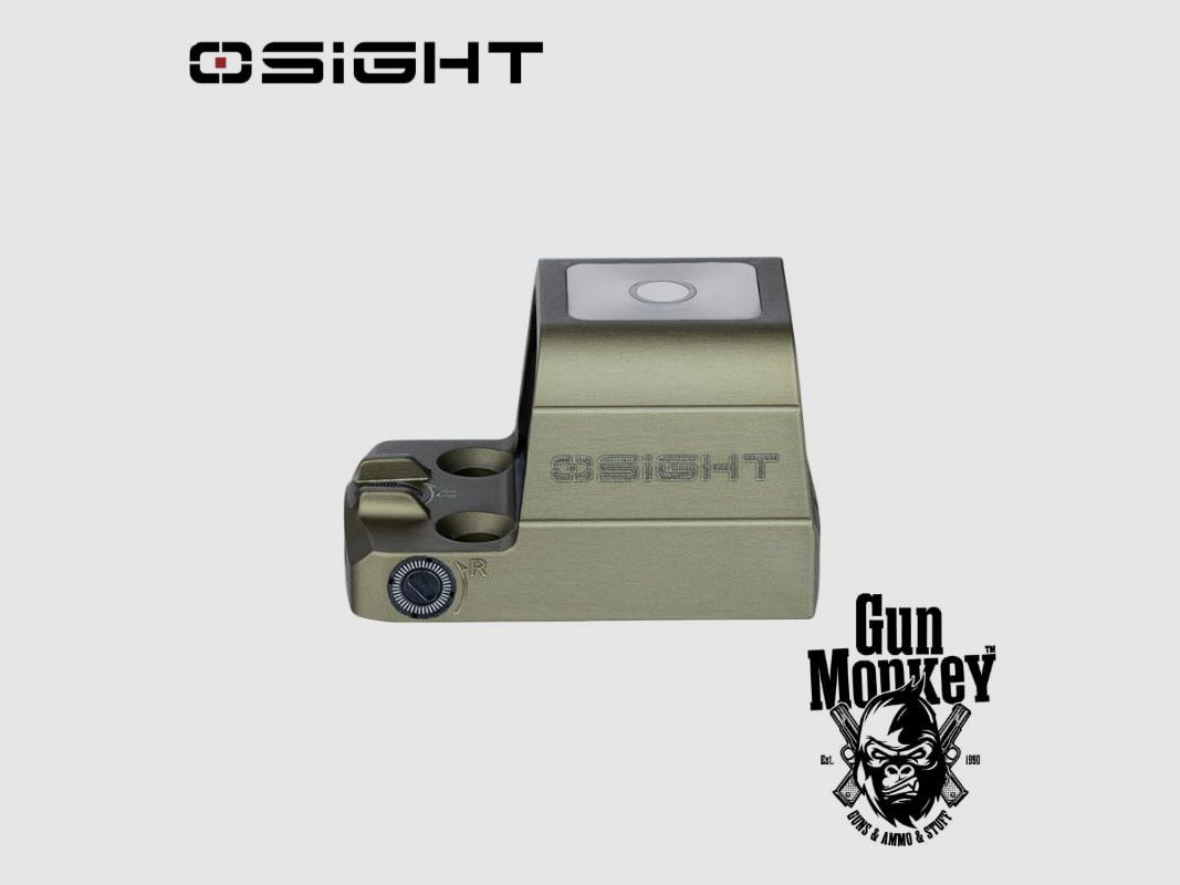 Osight S 2MOA Red Dot 32MOA Circle Collimator, Olive Green, image 2 of 4